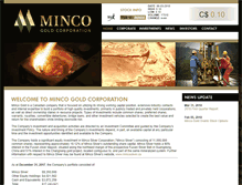 Tablet Screenshot of mincogold.com